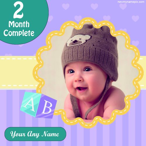 Baby Photo Frame 2 (Two) Month Complete Status Download Free